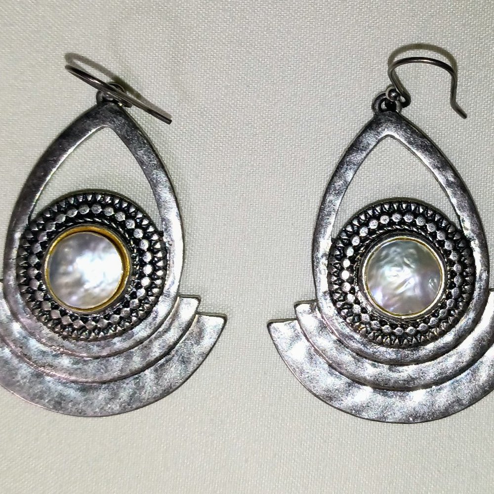 Lucky Brand Silver Tone Earrings